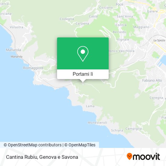 Mappa Cantina Rubiu