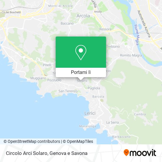 Mappa Circolo Arci Solaro