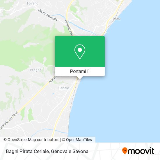 Mappa Bagni Pirata Ceriale