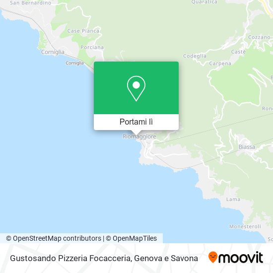 Mappa Gustosando Pizzeria Focacceria