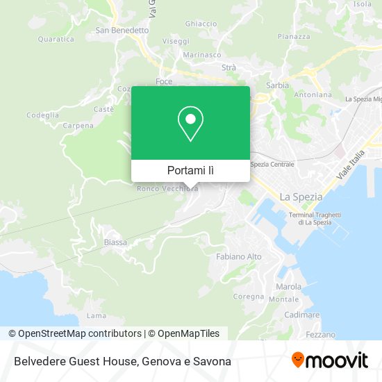 Mappa Belvedere Guest House