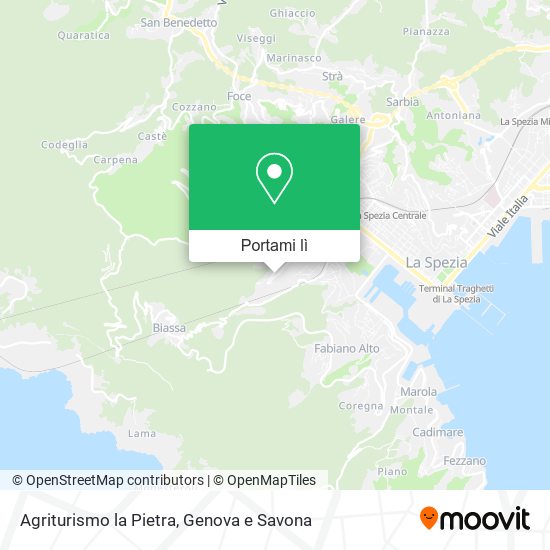 Mappa Agriturismo la Pietra