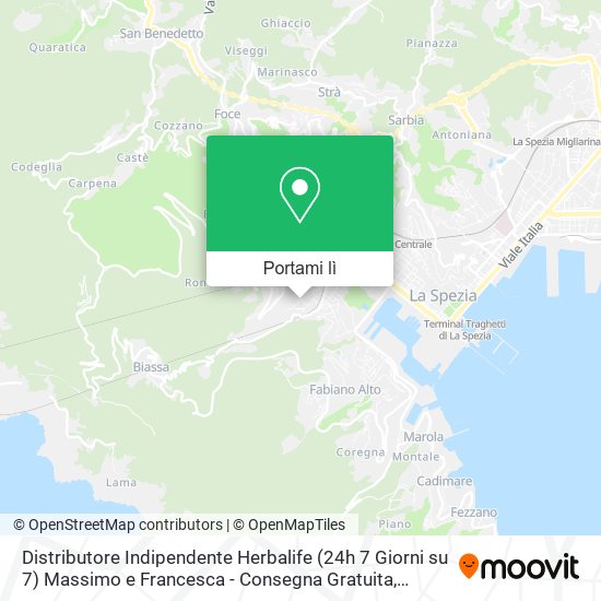 Mappa Distributore Indipendente Herbalife (24h 7 Giorni su 7) Massimo e Francesca - Consegna Gratuita