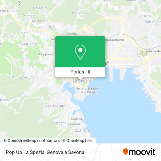 Mappa Pop Up La Spezia