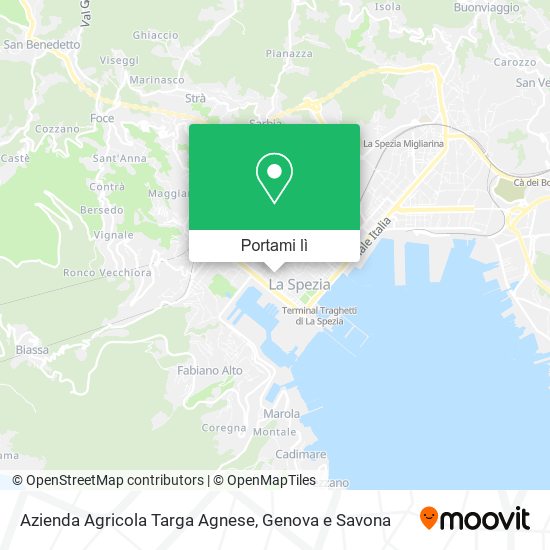 Mappa Azienda Agricola Targa Agnese