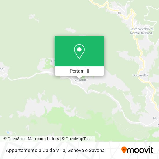Mappa Appartamento a Ca da Villa