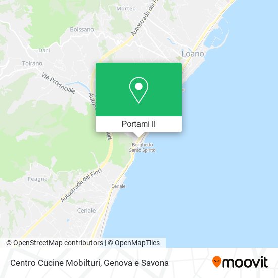 Mappa Centro Cucine Mobilturi