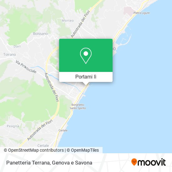 Mappa Panetteria Terrana