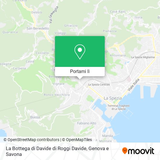 Mappa La Bottega di Davide di Roggi Davide
