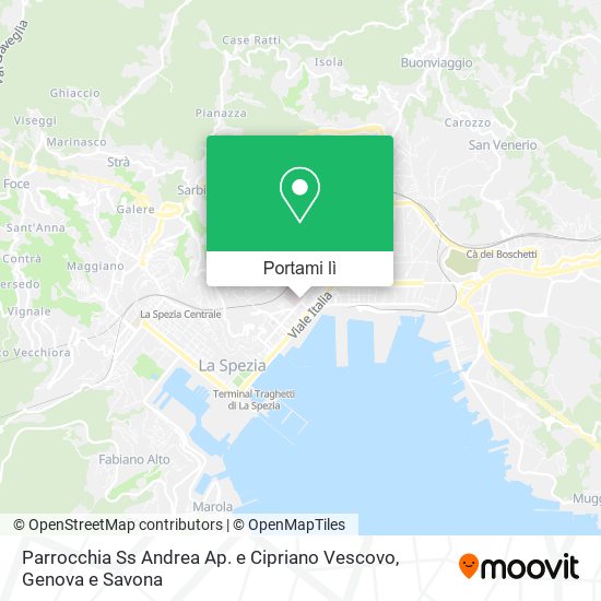 Mappa Parrocchia Ss Andrea Ap. e Cipriano Vescovo