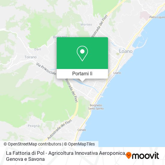 Mappa La Fattoria di Pol - Agricoltura Innovativa Aeroponica