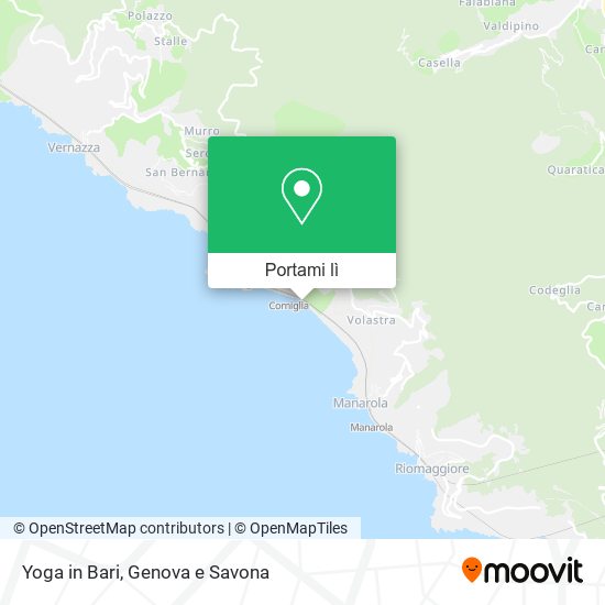 Mappa Yoga in Bari