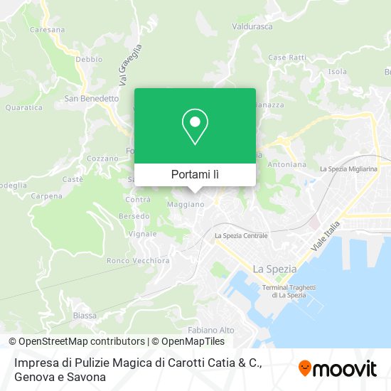 Mappa Impresa di Pulizie Magica di Carotti Catia & C.