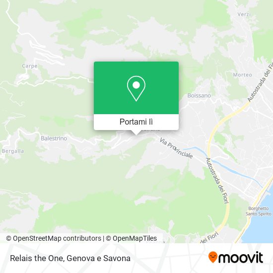 Mappa Relais the One