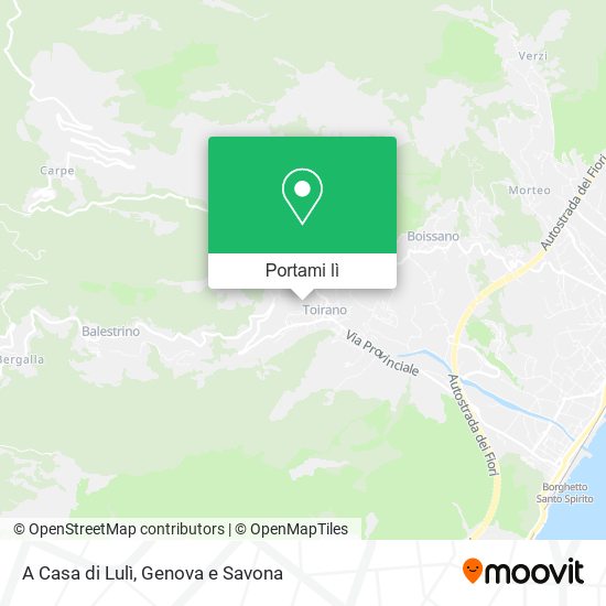 Mappa A Casa di Lulì