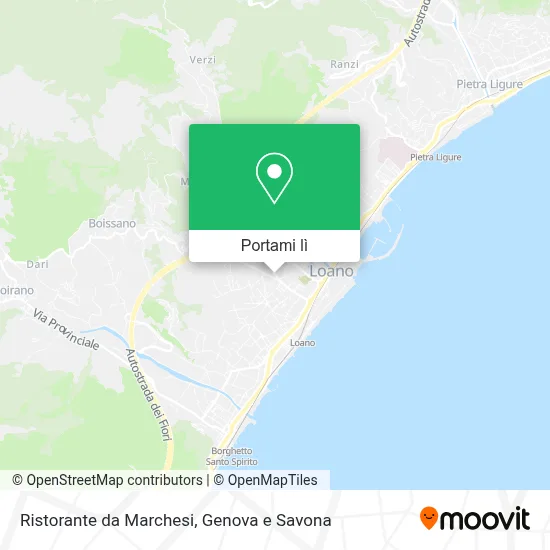 Mappa Ristorante da Marchesi