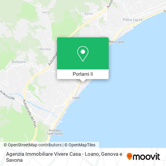 Mappa Agenzia Immobiliare Vivere Casa - Loano