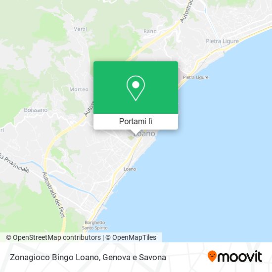 Mappa Zonagioco Bingo Loano