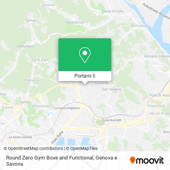Mappa Round Zero Gym Boxe and Functional