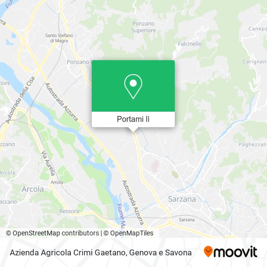 Mappa Azienda Agricola Crimi Gaetano