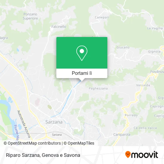 Mappa Riparo Sarzana