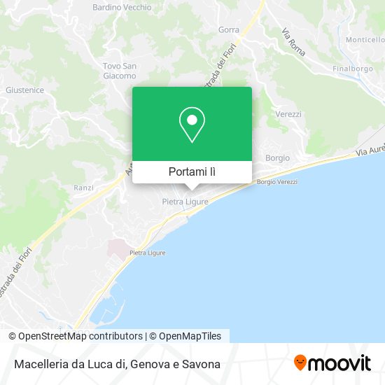 Mappa Macelleria da Luca di