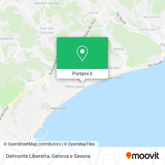 Mappa Delmonte Liberetta