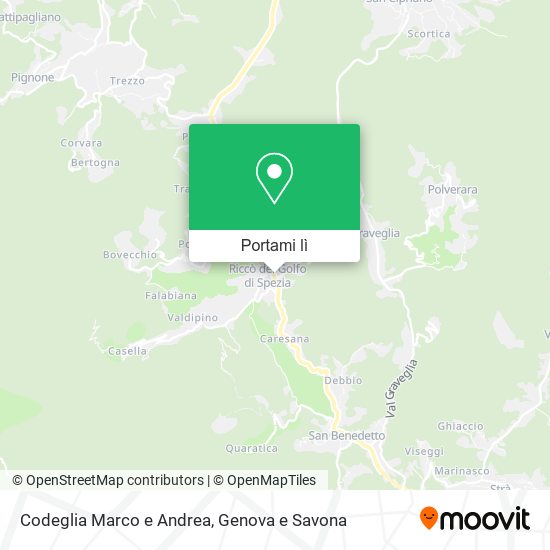 Mappa Codeglia Marco e Andrea