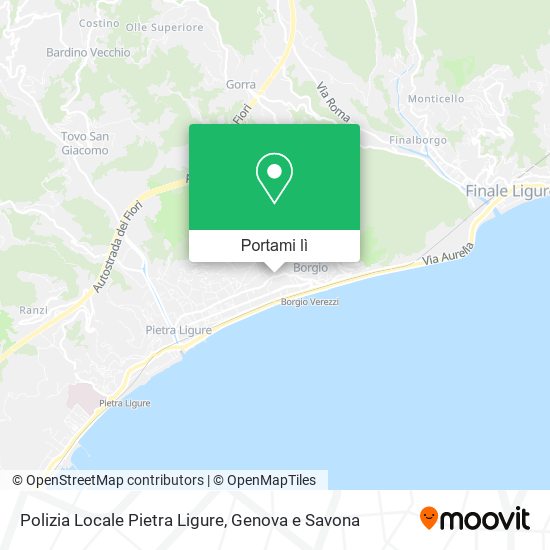 Mappa Polizia Locale Pietra Ligure