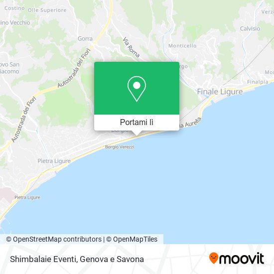 Mappa Shimbalaie Eventi