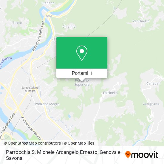 Mappa Parrocchia S. Michele Arcangelo Ernesto