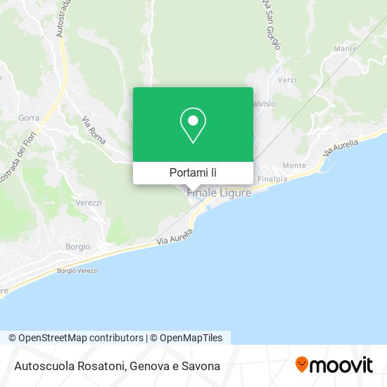 Mappa Autoscuola Rosatoni