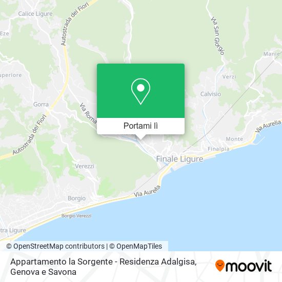 Mappa Appartamento la Sorgente - Residenza Adalgisa