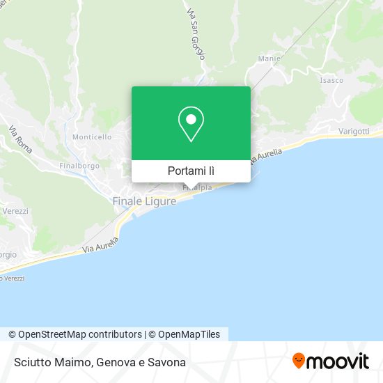 Mappa Sciutto Maimo