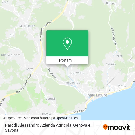 Mappa Parodi Alessandro Azienda Agricola