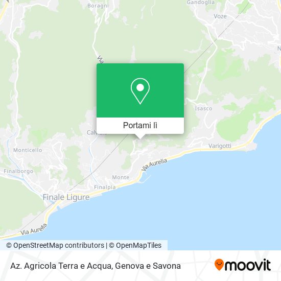 Mappa Az. Agricola Terra e Acqua