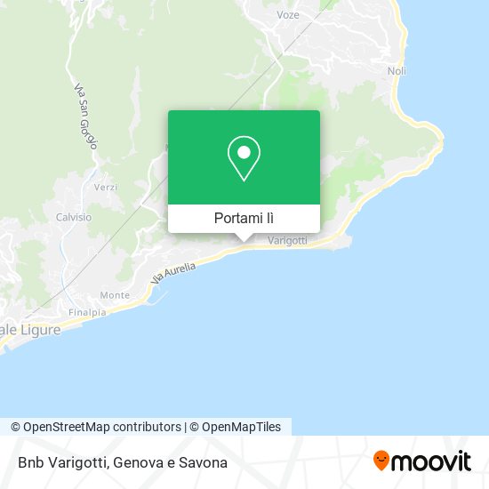 Mappa Bnb Varigotti