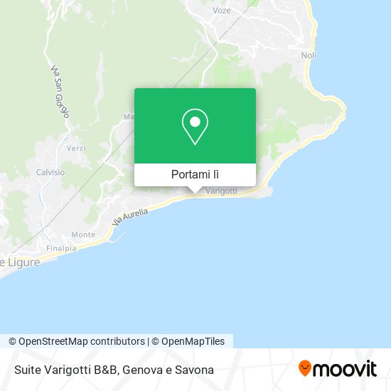Mappa Suite Varigotti B&B