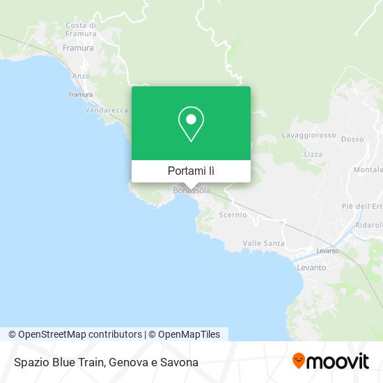 Mappa Spazio Blue Train