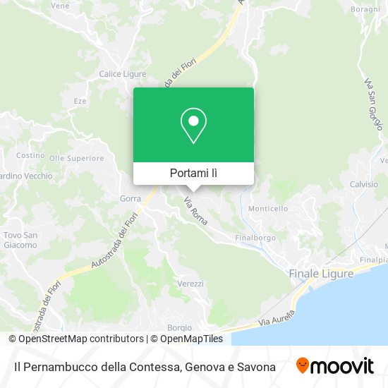 Mappa Il Pernambucco della Contessa