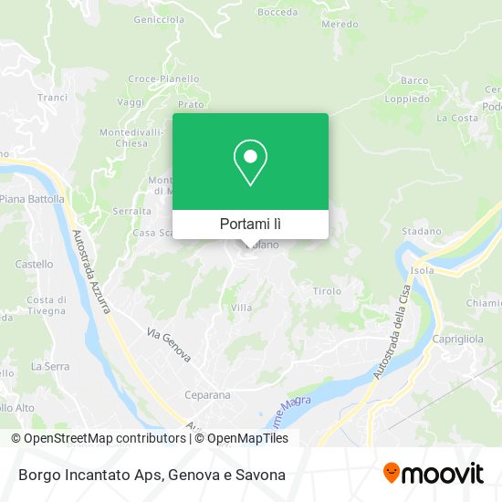 Mappa Borgo Incantato Aps