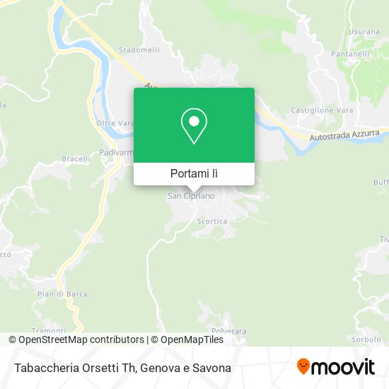 Mappa Tabaccheria Orsetti Th