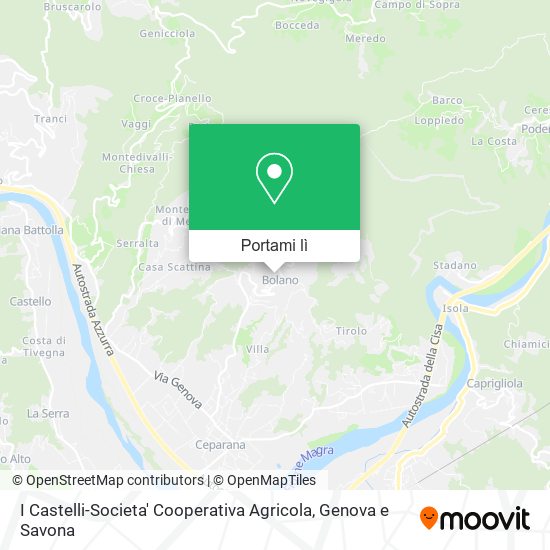 Mappa I Castelli-Societa' Cooperativa Agricola