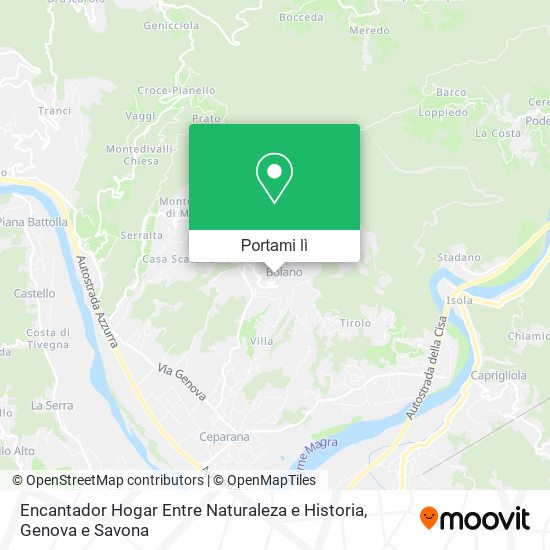 Mappa Encantador Hogar Entre Naturaleza e Historia