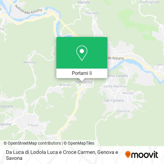 Mappa Da Luca di Lodola Luca e Croce Carmen