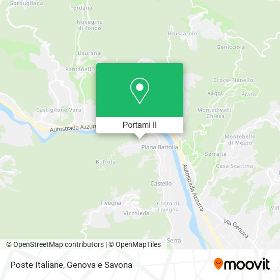 Mappa Poste Italiane