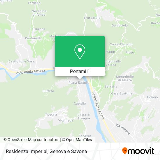 Mappa Residenza Imperial