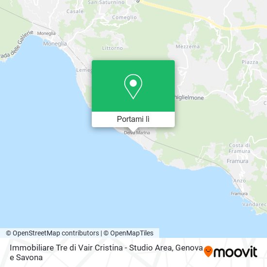 Mappa Immobiliare Tre di Vair Cristina - Studio Area
