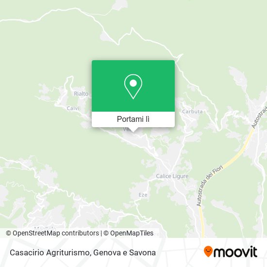 Mappa Casacirio Agriturismo