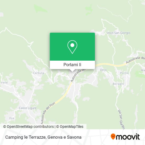 Mappa Camping le Terrazze